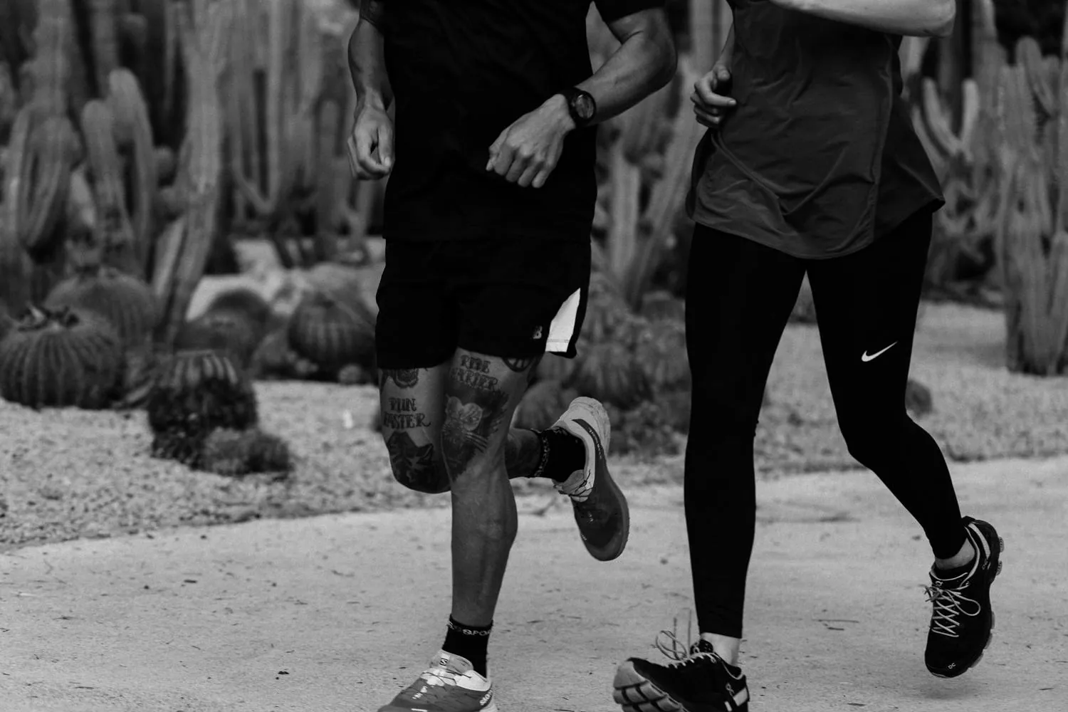 Sesion de carrera al aire libre